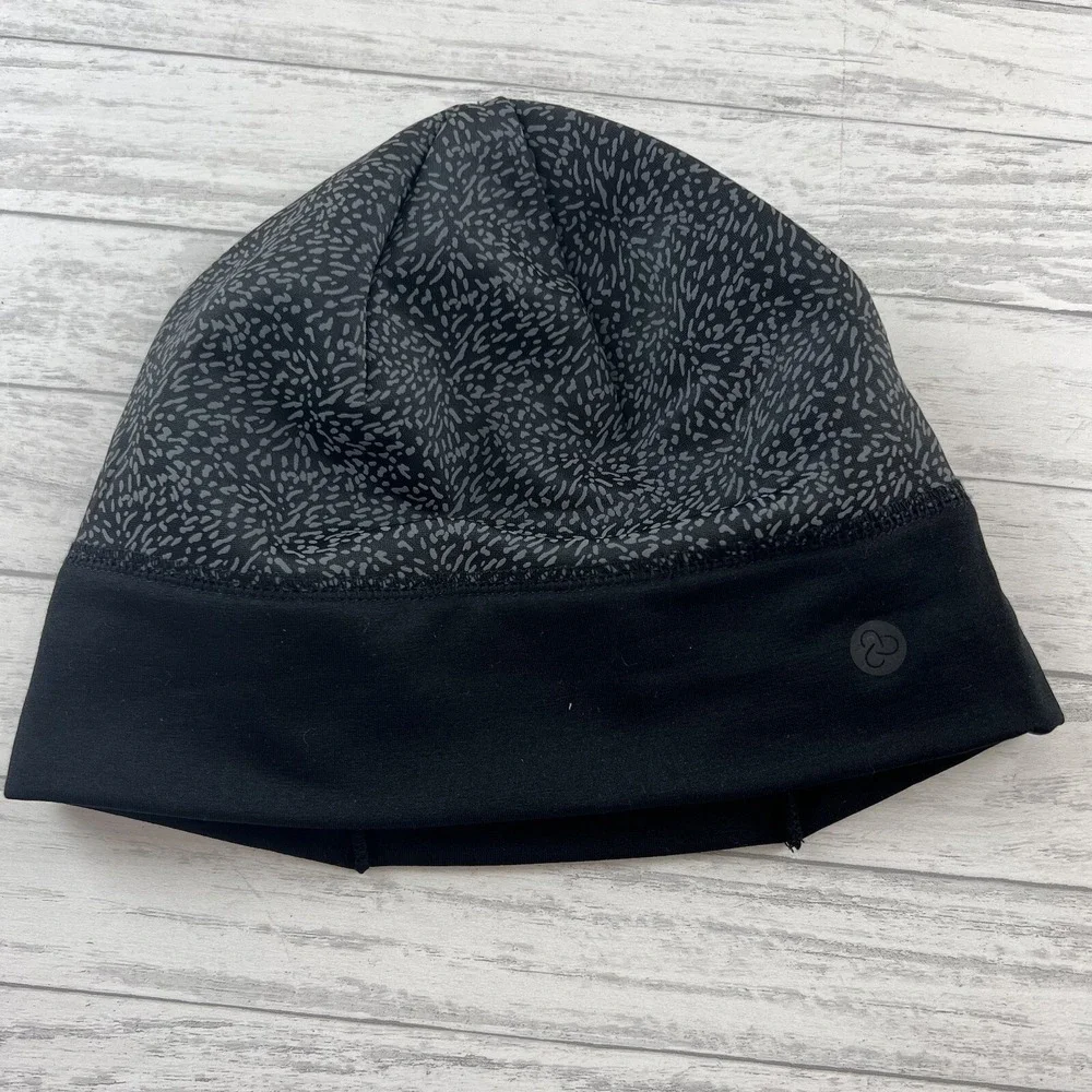 Zella Womens Beanie‎ Black Gray One Size